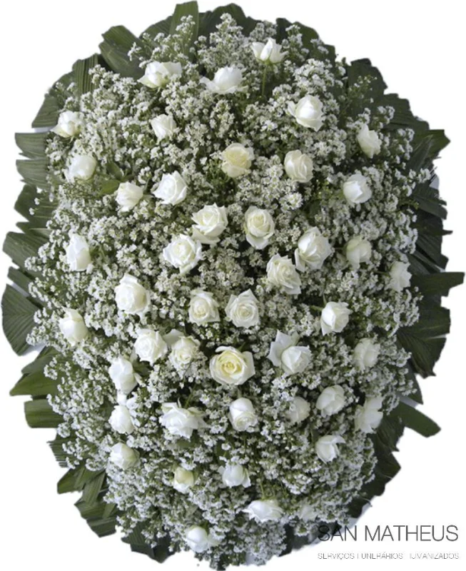 Coroa de flores para homenagens póstumas