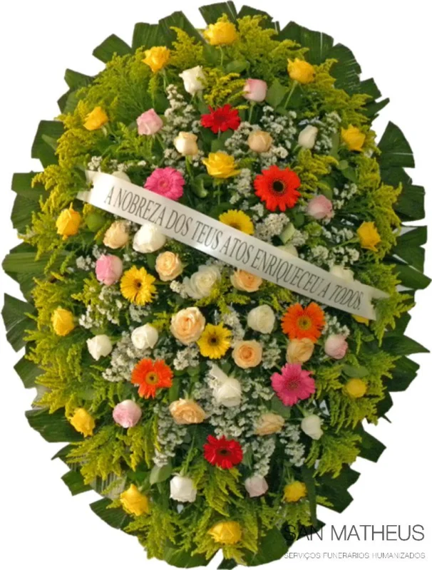 Coroa de flores para sepultamento em Lago Sul